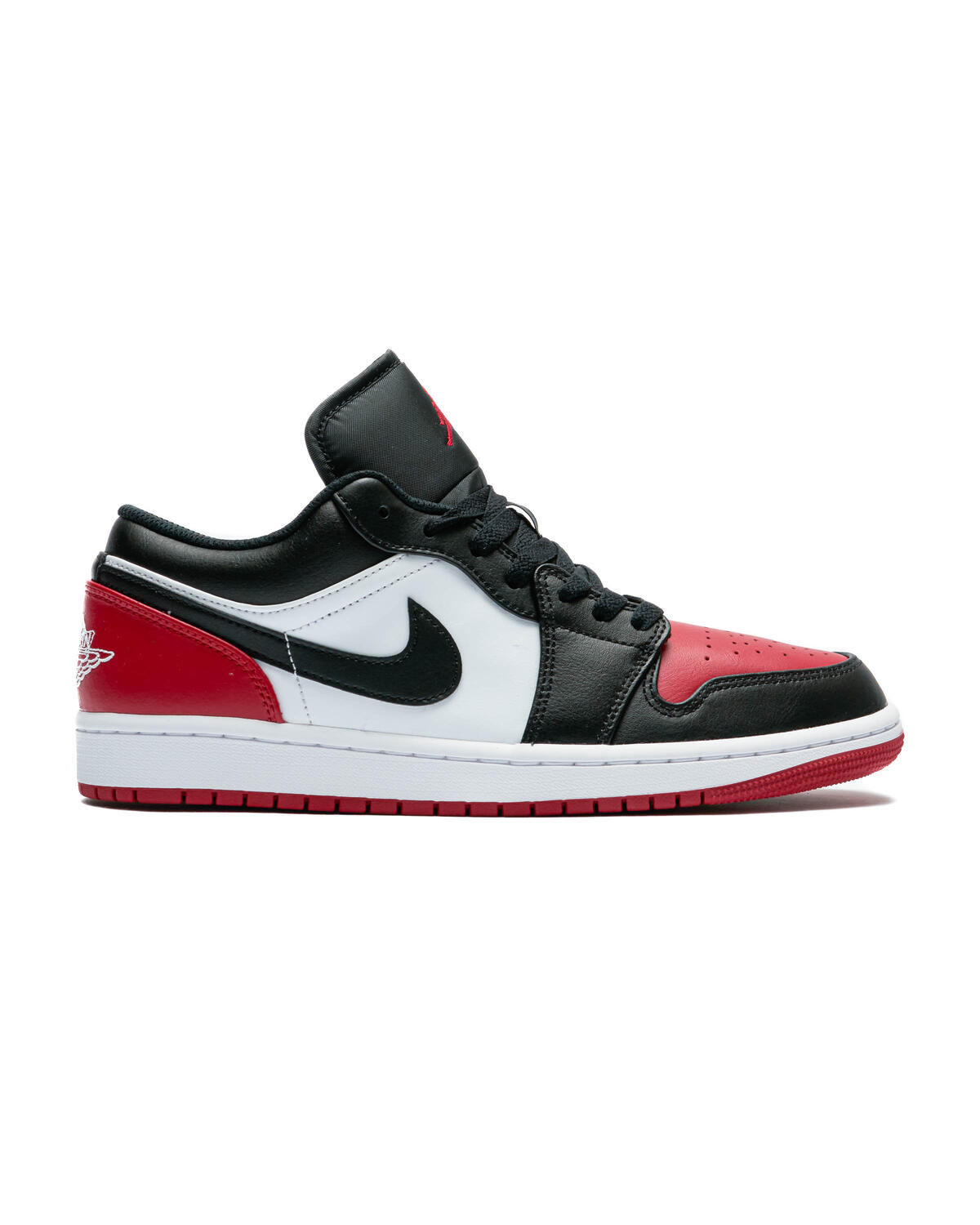 Jordan 1 low red white clearance black